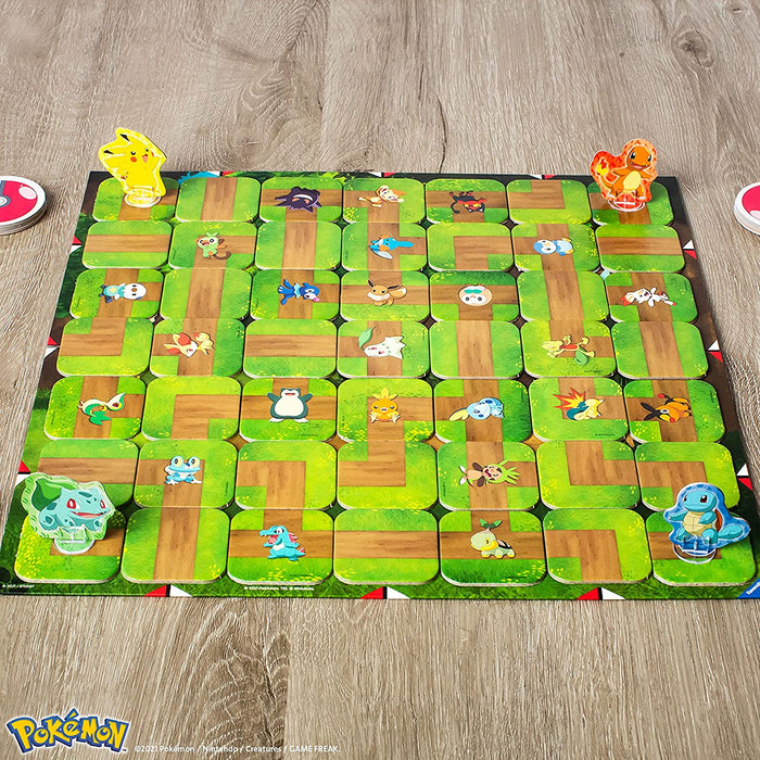 Ravensburger Pokémon Labyrinth Family Board Game for Kids & Adults Age 7 & Up - So Easy to Learn & Play with Great Replay Value,2 - 4 Players