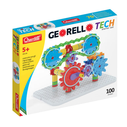 Quercetti 6136 Georello Tech Starter Set Construction Game