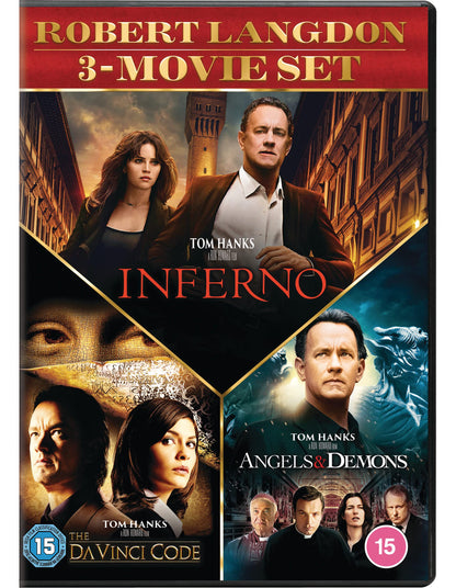 Angels & Demons / The Da Vinci Code / Inferno 3 DVD SET