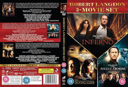 Angels & Demons / The Da Vinci Code / Inferno 3 DVD SET