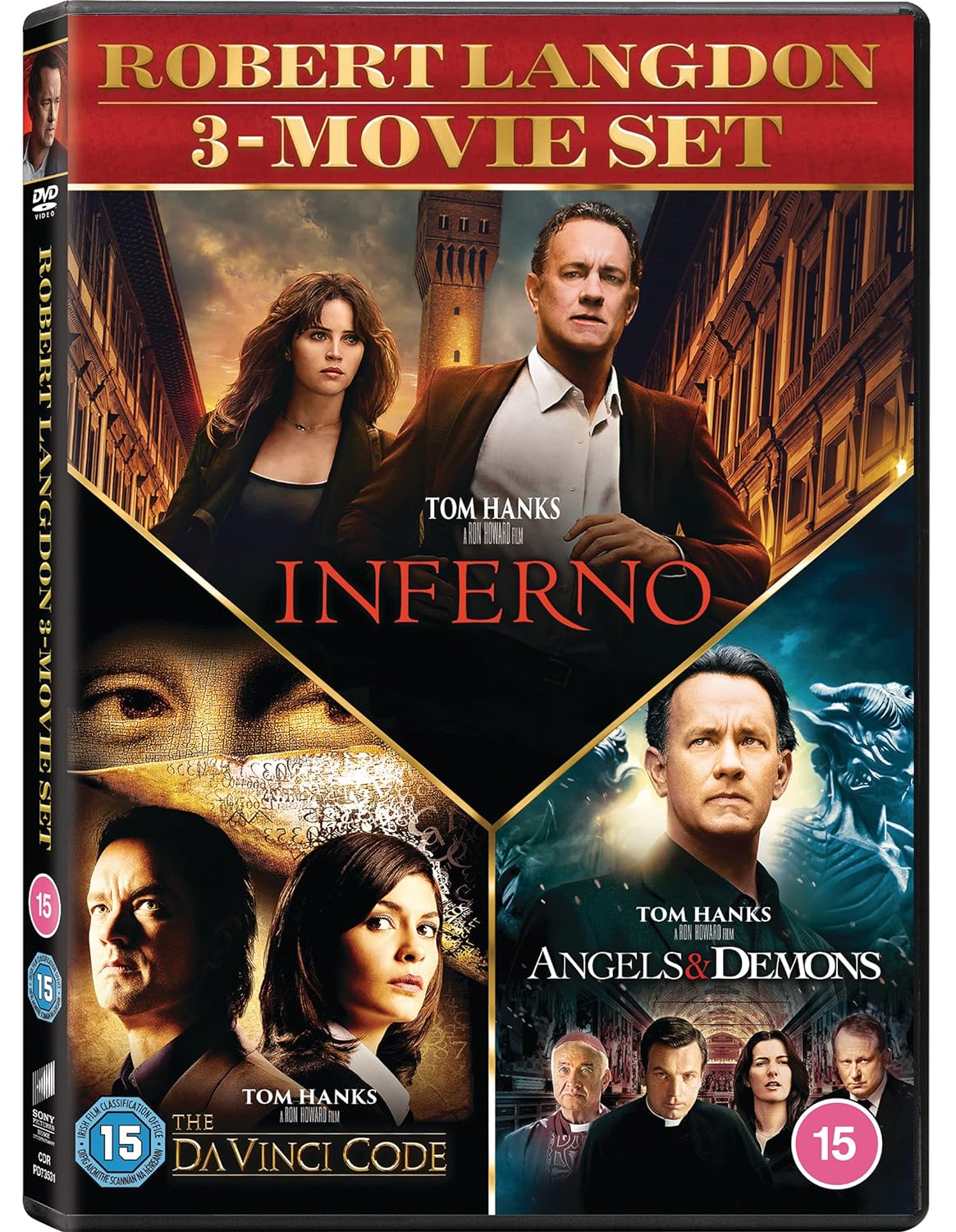 Angels & Demons / The Da Vinci Code / Inferno 3 DVD SET