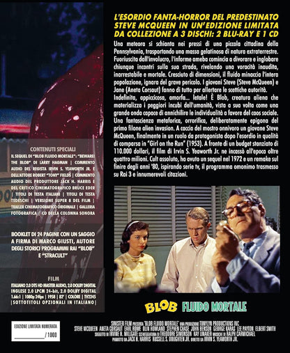 Blob Fluido Mortale (2 Blu-Ray+ CD) (Edizione Limitata Numerata 1000 Copie) (Limited Edition) (3 Blu Ray)