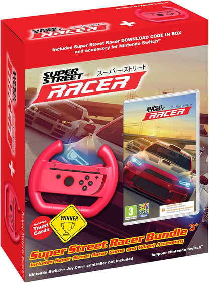 Super Street Racer Bundle + Wheel Accessory Nintendo Switch Game  (Nintendo Switch