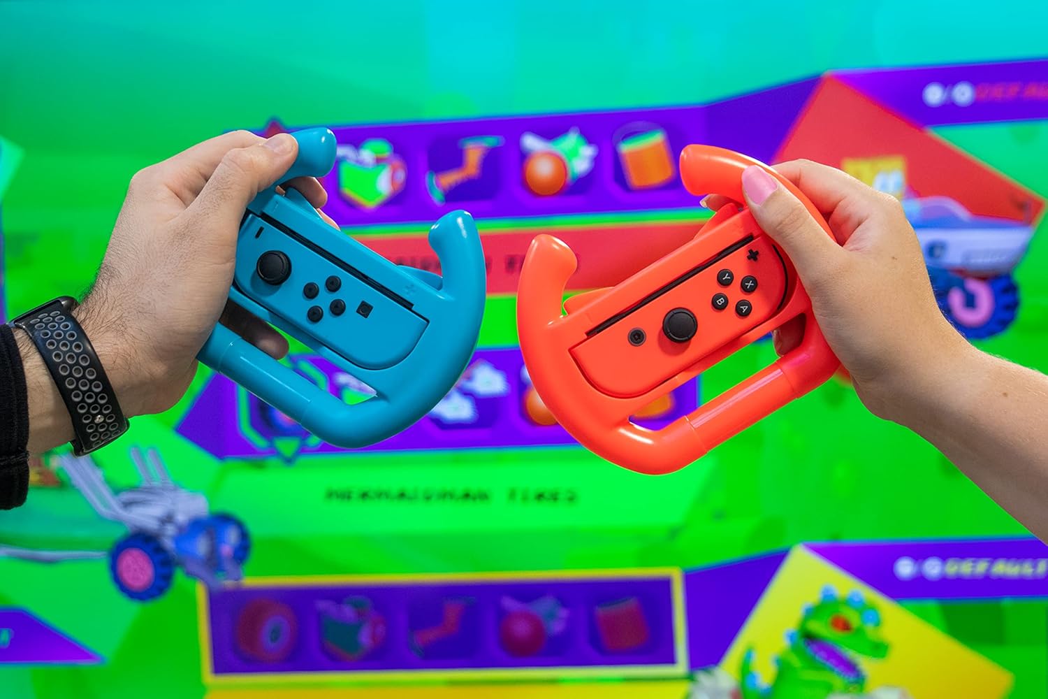 Nickelodeon Kart Racers Bundle + Wheel Accessory Nintendo Switch Game  (Nintendo Switch