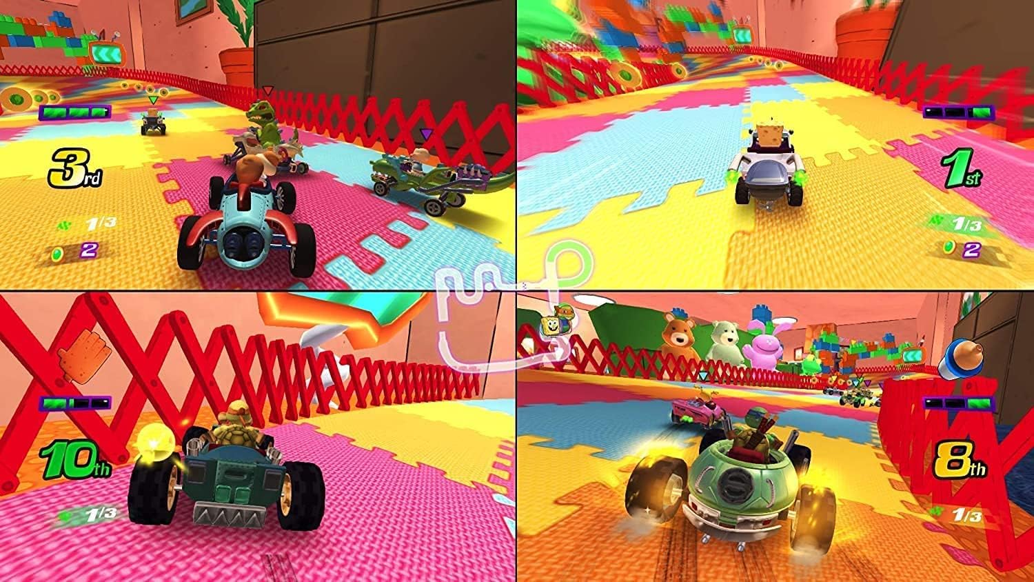 Nickelodeon Kart Racers Bundle + Wheel Accessory Nintendo Switch Game  (Nintendo Switch