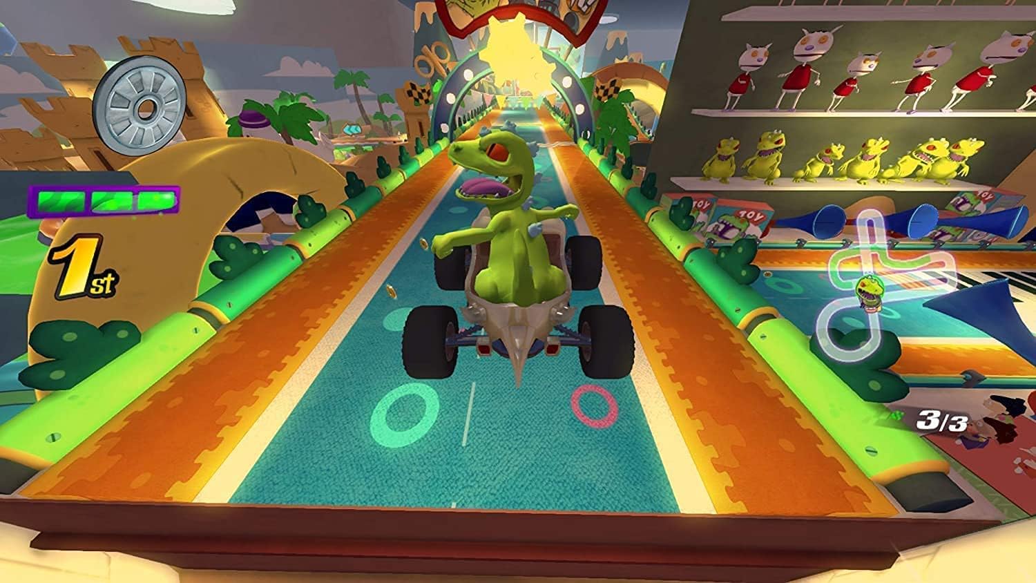 Nickelodeon Kart Racers Bundle + Wheel Accessory Nintendo Switch Game  (Nintendo Switch
