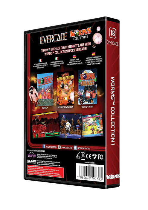 Evercade Worms Collection 1 Cartridge (Electronic Games