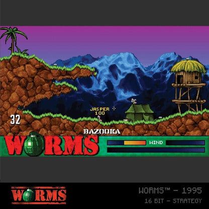 Evercade Worms Collection 1 Cartridge (Electronic Games
