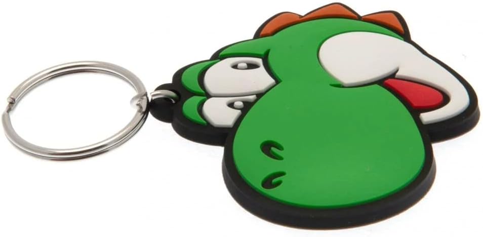Pyramid International Super Mario (Yoshi) Rubber Keychains, Green, One Size