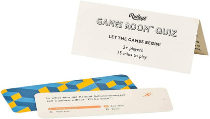 Games Room Action Movie Trivia Card Game – Trivia Games for Adults and Kids – 2+ Players – Includes 140 Unique Question Cards – Fun Quiz Cards That Make a Great Gift