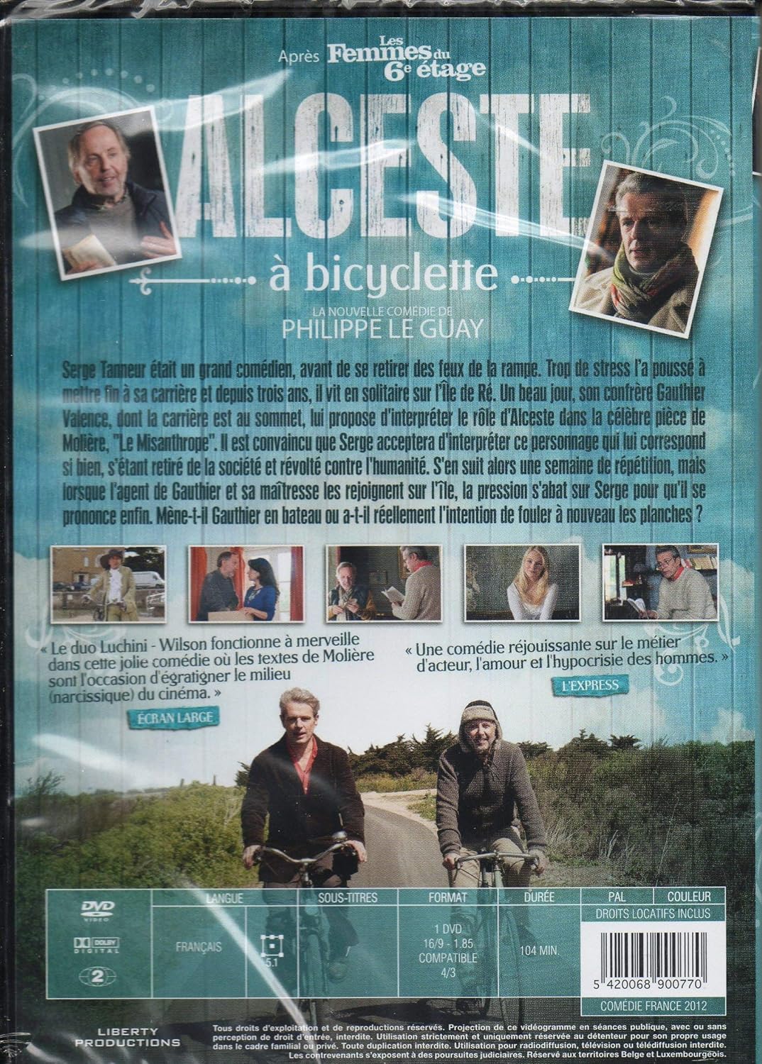 Alceste a Bicyclette -DVD