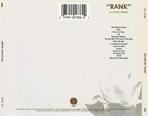 Rank - Rough Trade Original Pressing