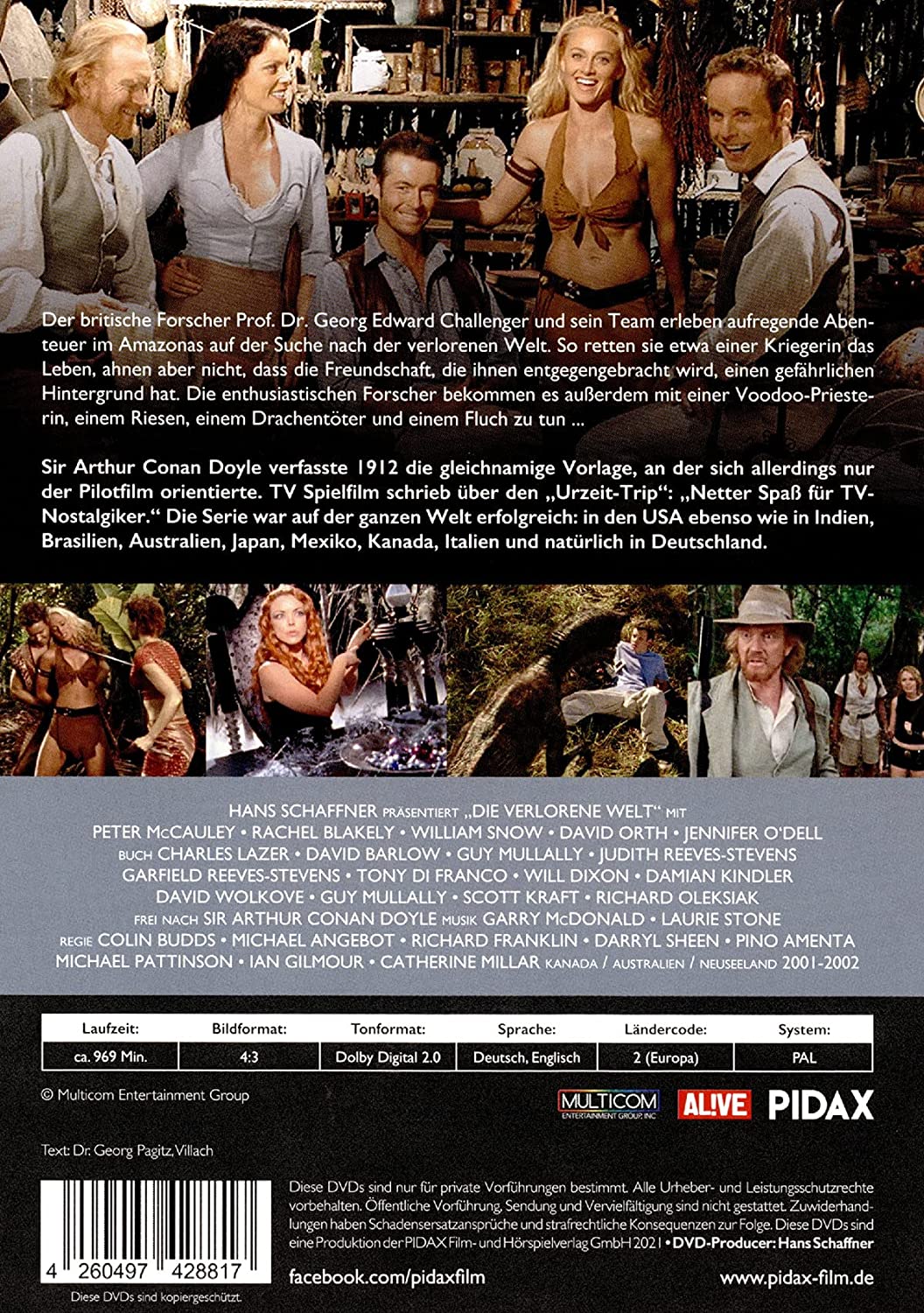 Die verlorene Welt, Staffel 2 / Weitere 22 Folgen der Abenteuerserie basierend auf dem Roman von Sir Arthur Conan Doyle (Pidax Serien-Klassiker)