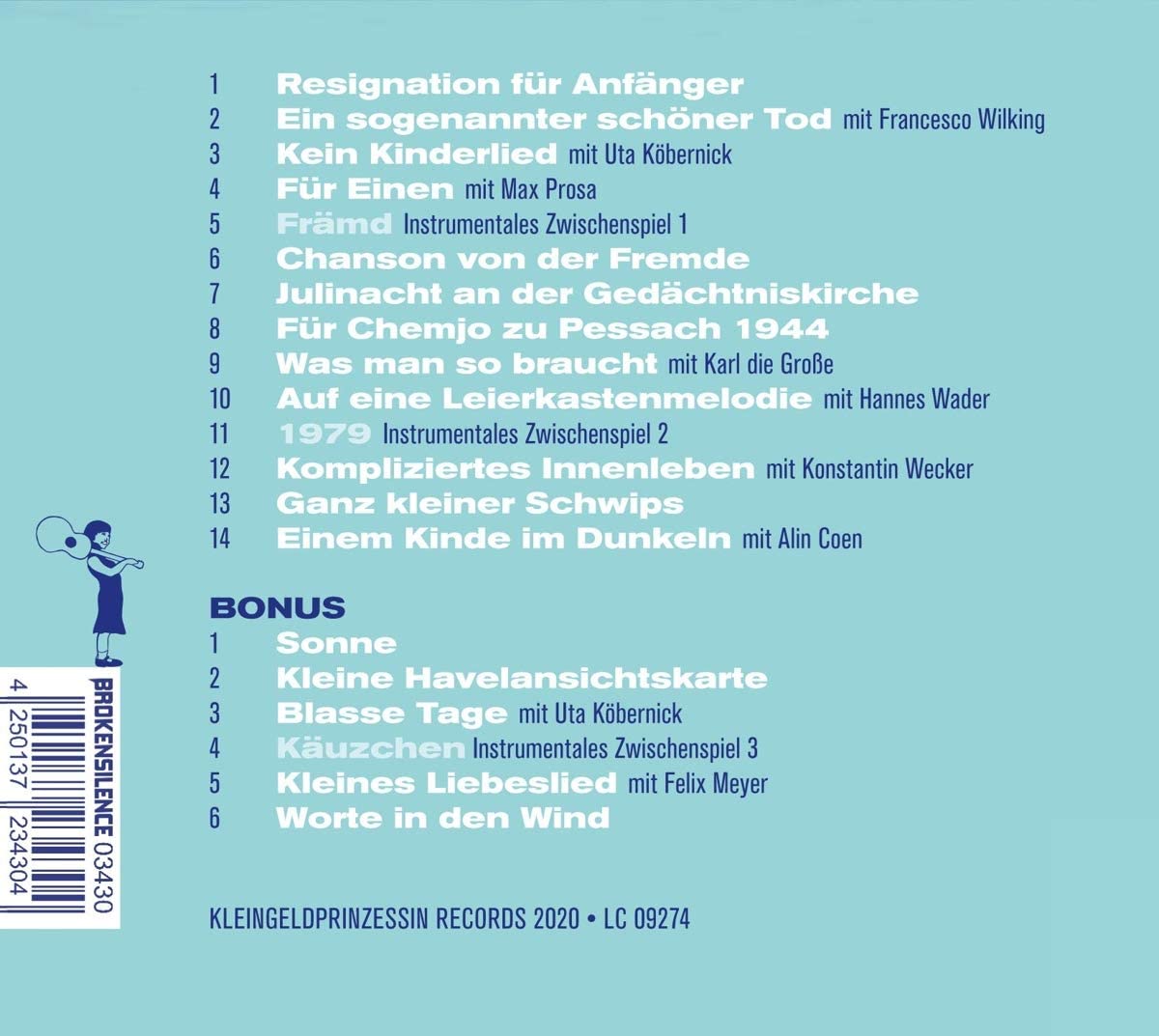 Mascha Kaleko (+ Bonus Cd)