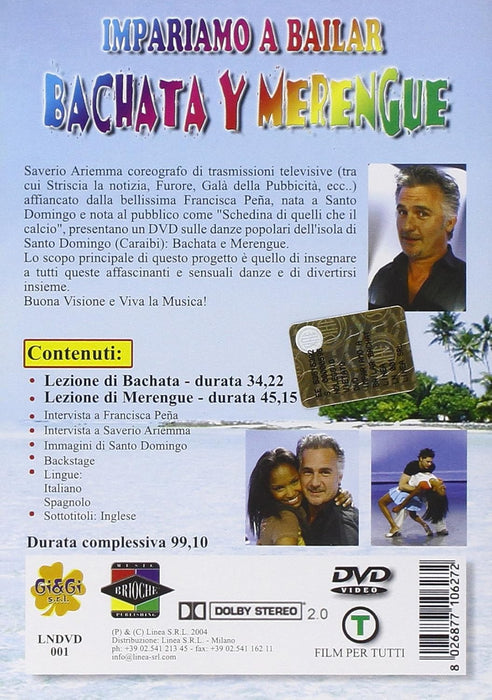 impariamo a bailar bachata y merengue dvd Italian Import