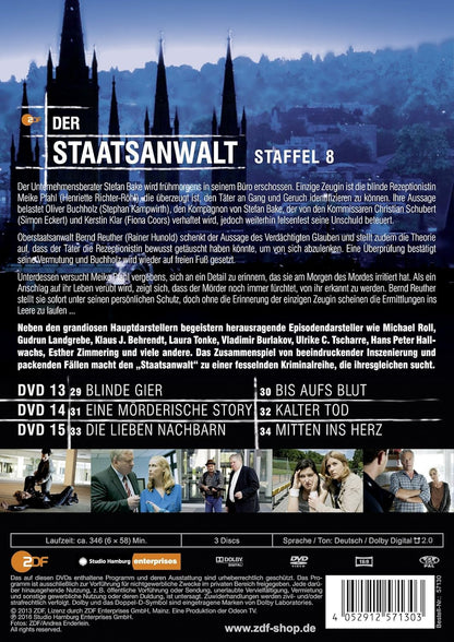 Der Staatsanwalt - Staffel 8 (3 DVDs