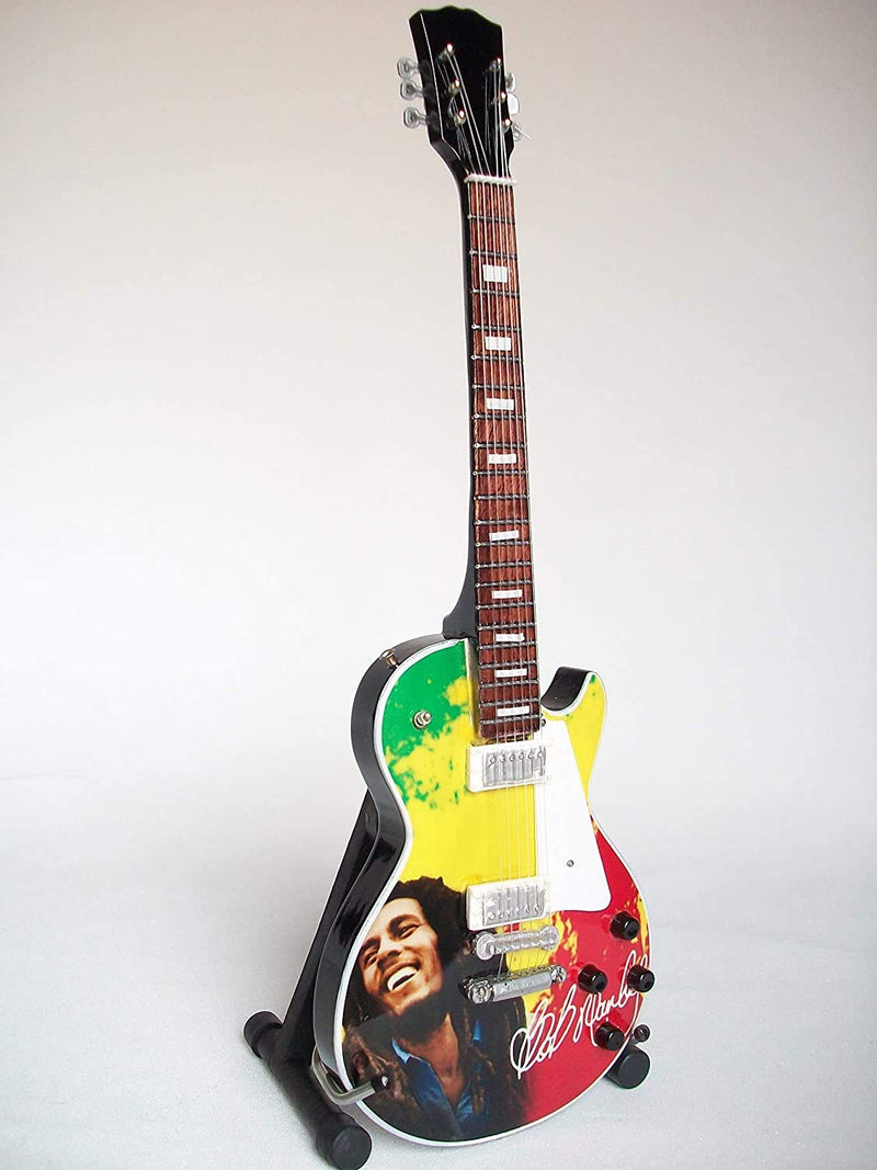 Mini Chitarra Da Collezione Replica In Legno - Bob Marley