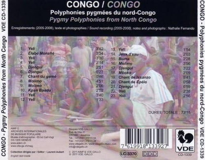 Polyphonies Pygmées Du Nord-Congo