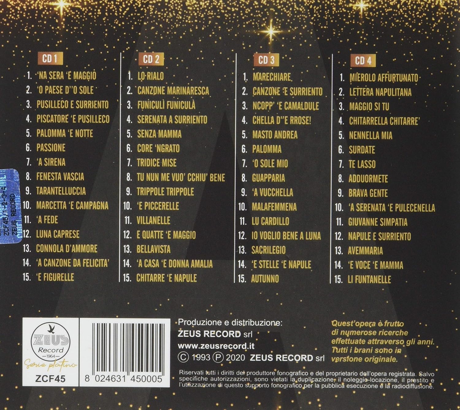Antologia Della Canzone Napoletana Parte 1 (Box