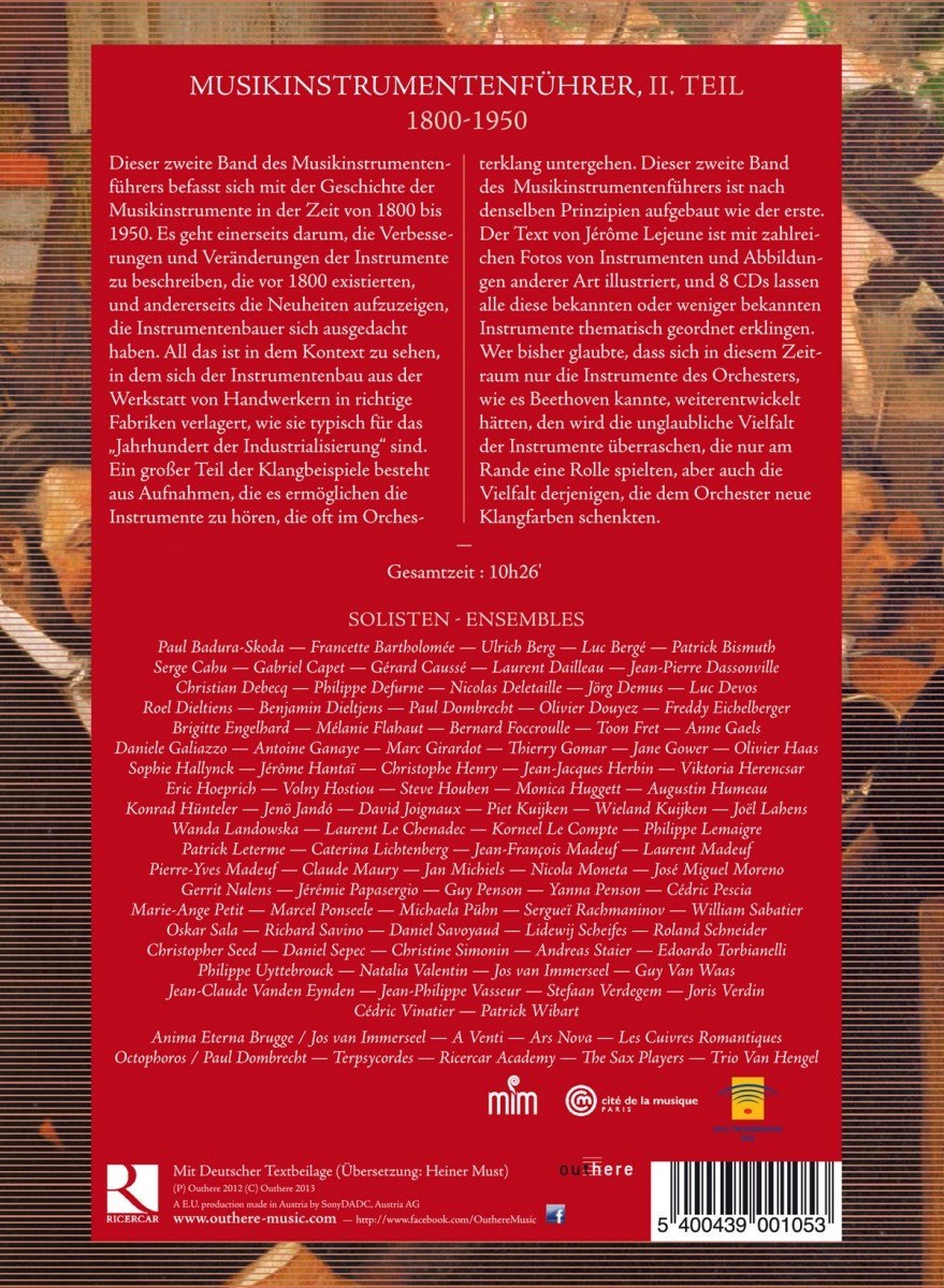 Musikinstrumentenführer II.Teil,1800-1950