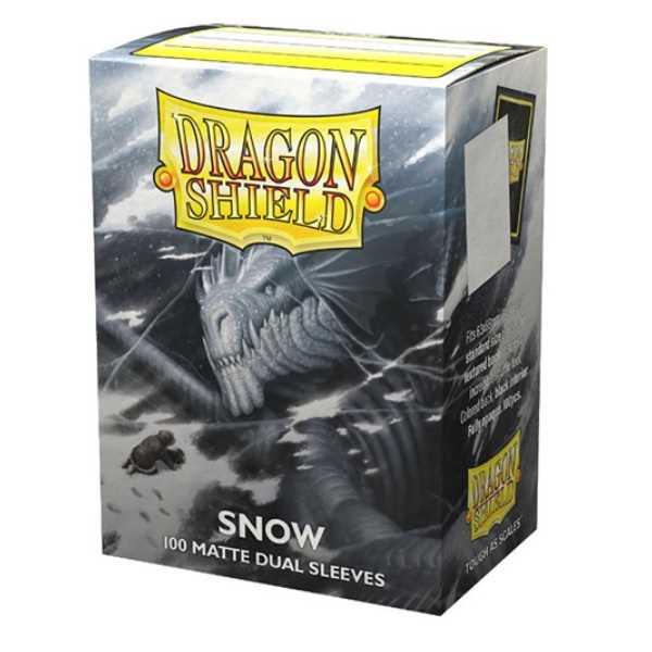 Arcane Tinmen AT-15005 Dragon Shield Standard Size Dual Matte Snow (100 Sleeves