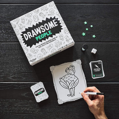 Ridley's Games GME048 Drawsome People Board Game, Multi