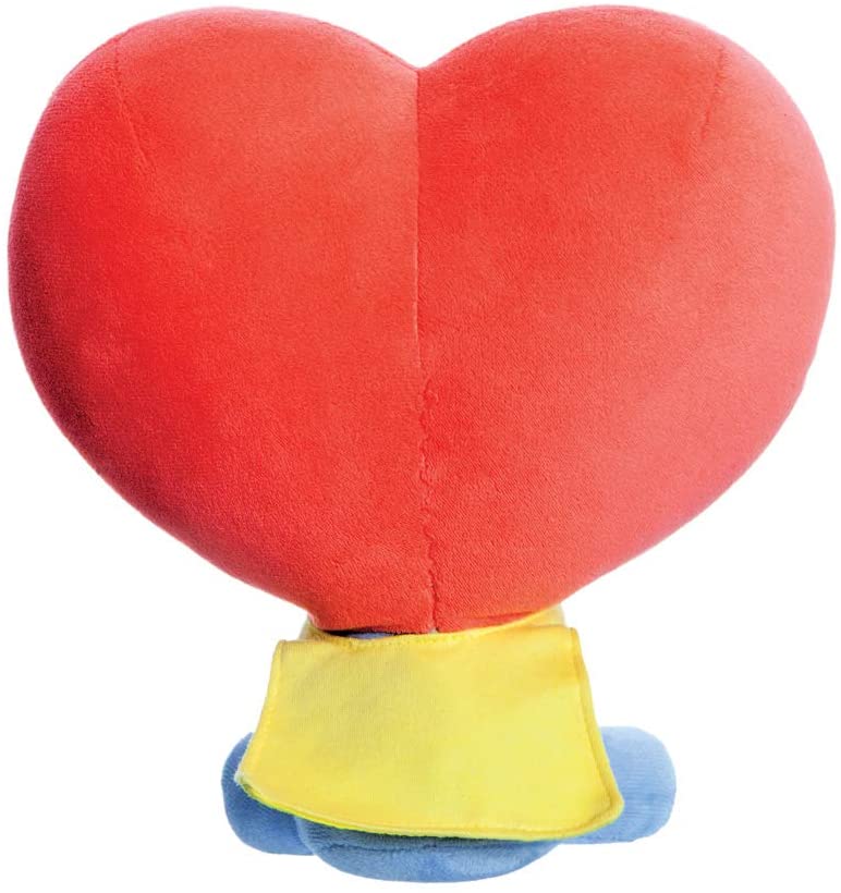 AURORA, 61368, BT21 Official Merchandise, Baby TATA Sitting Doll 8In, Soft Toy, Blue & Red