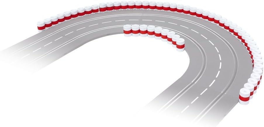 Carrera 20021130 Tire Wall (6x 9Lx3H stacks + fittings) Slot Car Racing Accessory