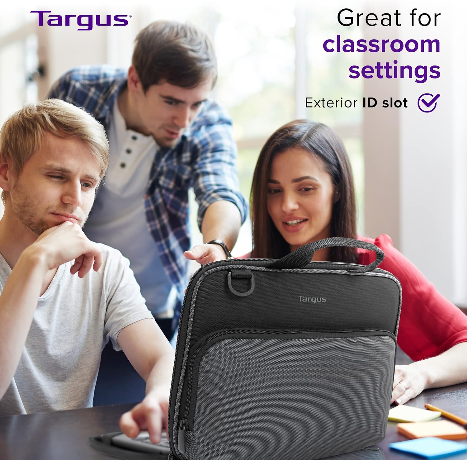 Targus Work-In Essentials Case For Chromebook 13-14-Inch, Black/Grey (TED007GL