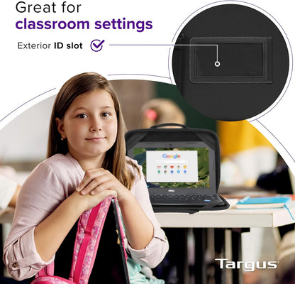Targus Work-In Essentials Case For Chromebook 13-14-Inch, Black/Grey (TED007GL