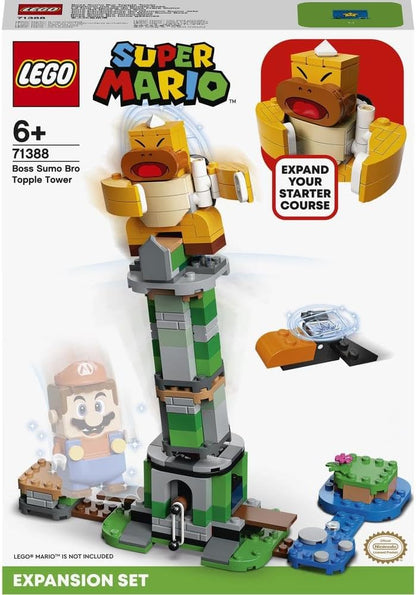 LEGO 71388 Super Mario Boss Sumo Bro Topple Tower Expansion Set, Collectible Buildable Game Toys with Figures, Gift Idea for Boys and Girls age 6 Plus
