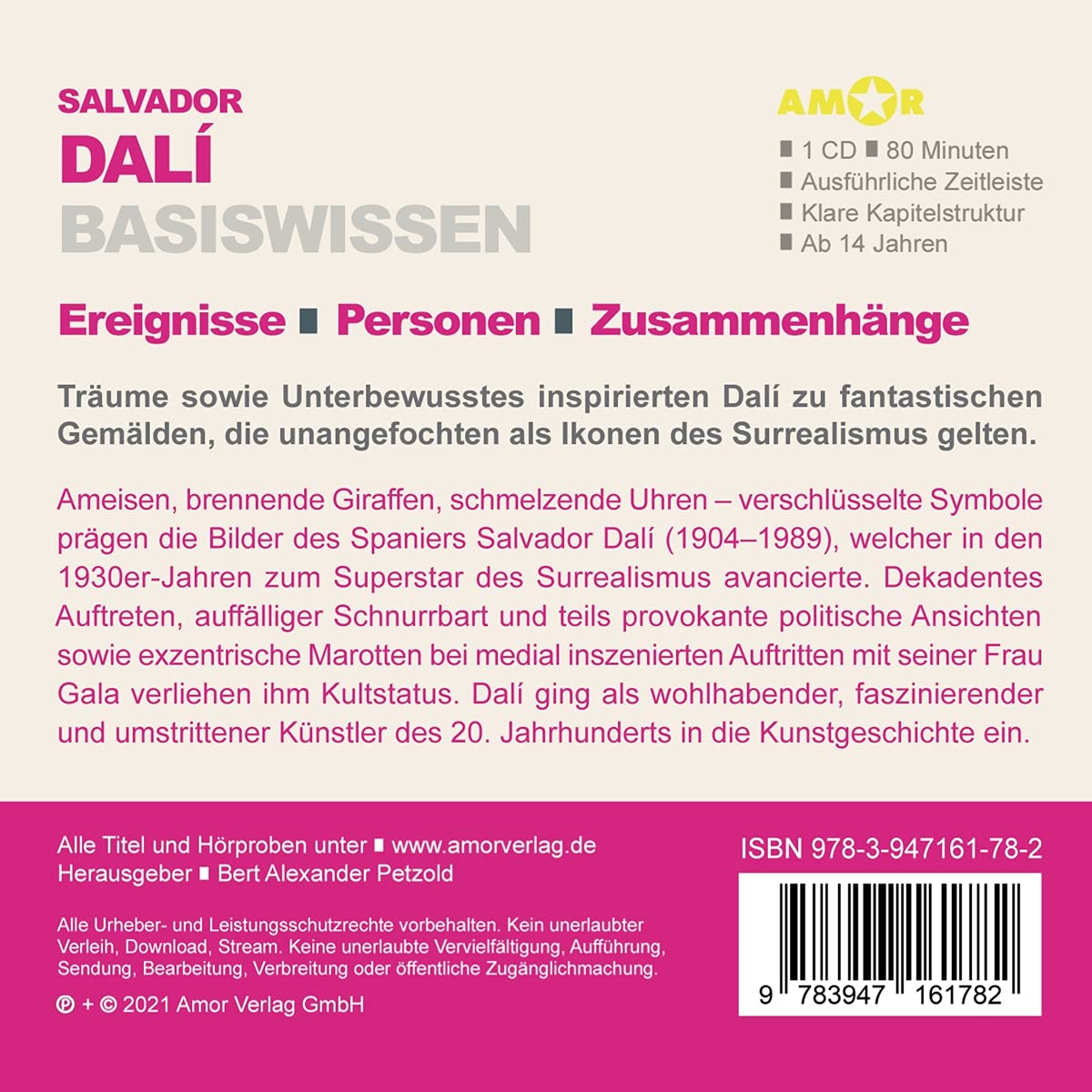 Salvador Dalí - Basiswissen - Leben (1904–1989), Werke, Bedeutung