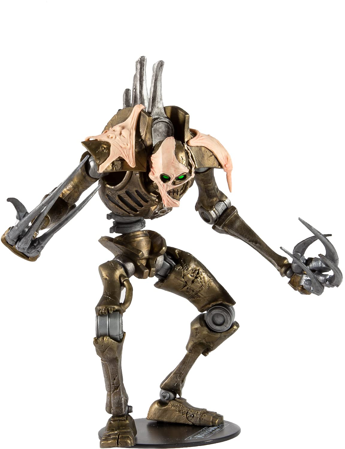 McFarlane Toys, Warhammer 40000 Necron Flayed One Action Figure with 22 Moving Parts, Collectible Warhammer Figure with collectors stand base – Ages 12+