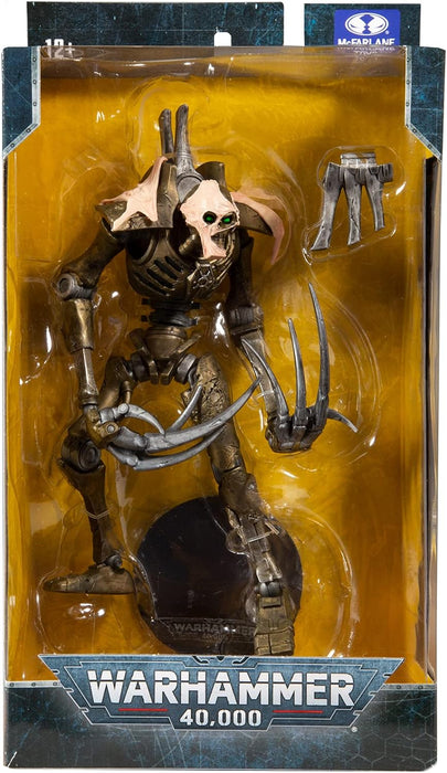 McFarlane Toys, Warhammer 40000 Necron Flayed One Action Figure with 22 Moving Parts, Collectible Warhammer Figure with collectors stand base – Ages 12+