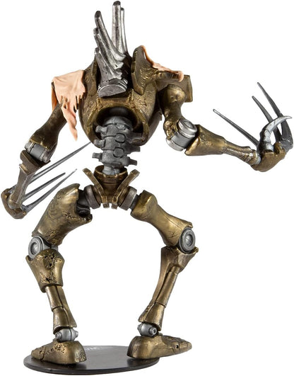 McFarlane Toys, Warhammer 40000 Necron Flayed One Action Figure with 22 Moving Parts, Collectible Warhammer Figure with collectors stand base – Ages 12+