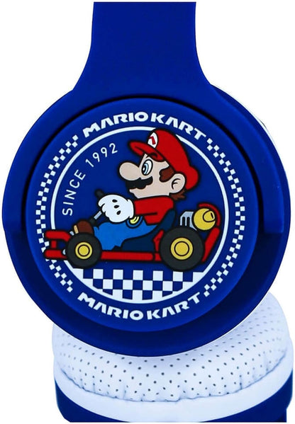 OTL Technologies Mario Kart interaktiver Kopfhörer, mit Mikorfon & Kabel, für Kinder (offizielles Lizenzprodukt), MK0819, Kinder (größenverstellbar