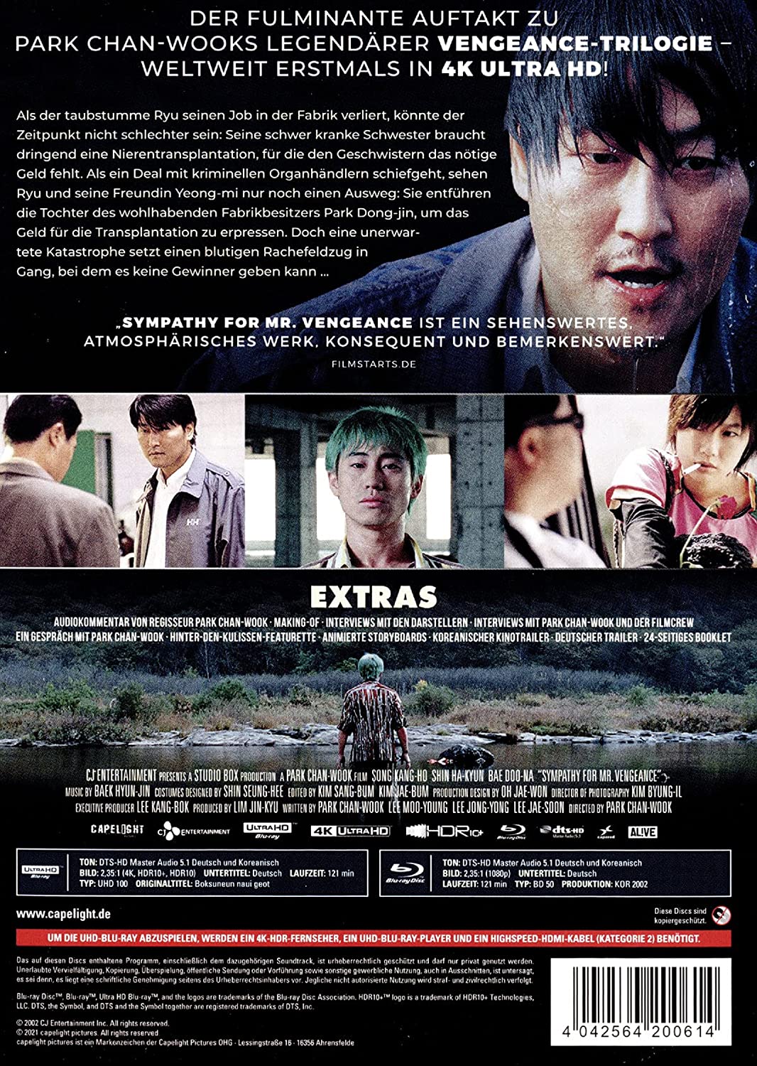 Sympathy for Mr. Vengeance - 2-Disc Limited Collector's Edition im Mediabook (4K Ultra-HD/Ultra-HD + Blu-Ray