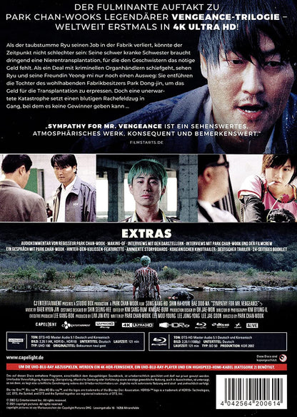 Sympathy for Mr. Vengeance - 2-Disc Limited Collector's Edition im Mediabook (4K Ultra-HD/Ultra-HD + Blu-Ray