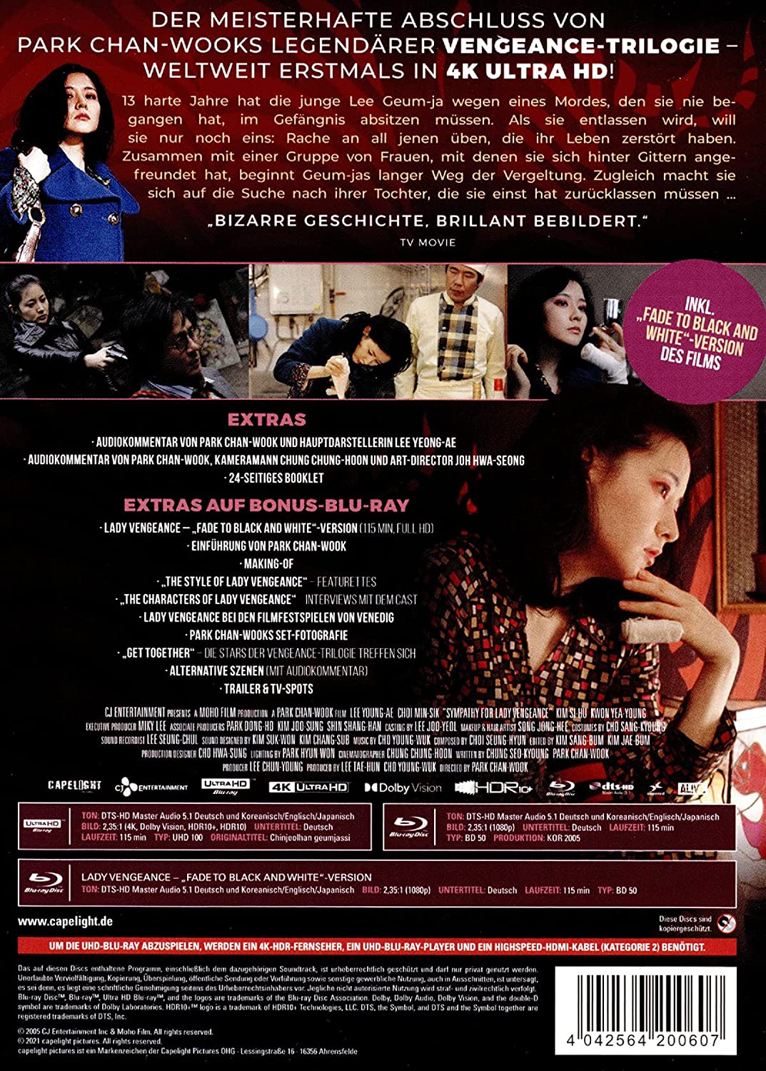 Lady Vengeance 4K, 1 UHD-Blu-ray + 2 Blu-ray (Limited Collector's)