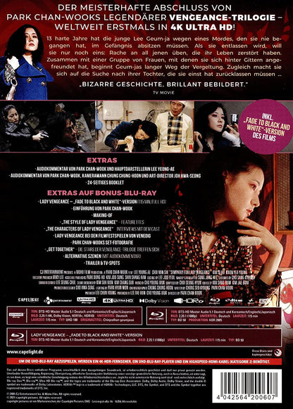 Lady Vengeance 4K, 1 UHD-Blu-ray + 2 Blu-ray (Limited Collector's)