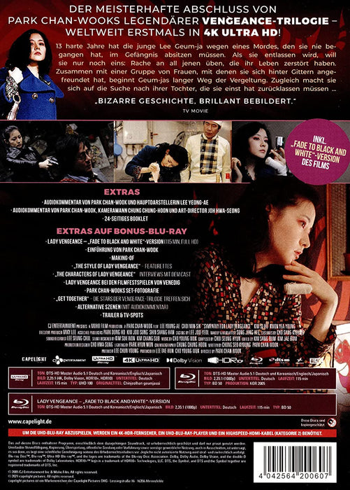 Lady Vengeance 4K, 1 UHD-Blu-ray + 2 Blu-ray (Limited Collector's)