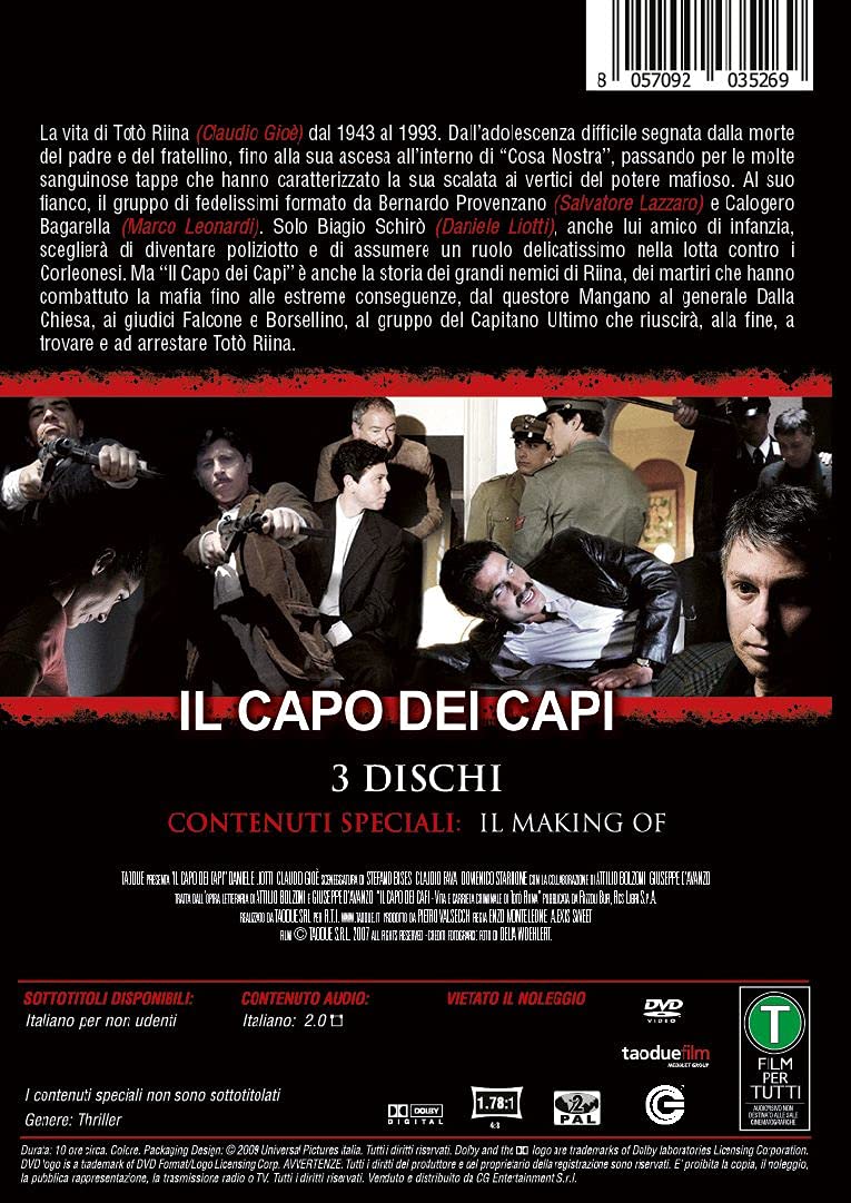 Il Capo Dei Capi (Box 3 Dv)