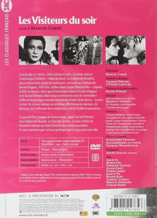 Visiteurs du soir - DVD
