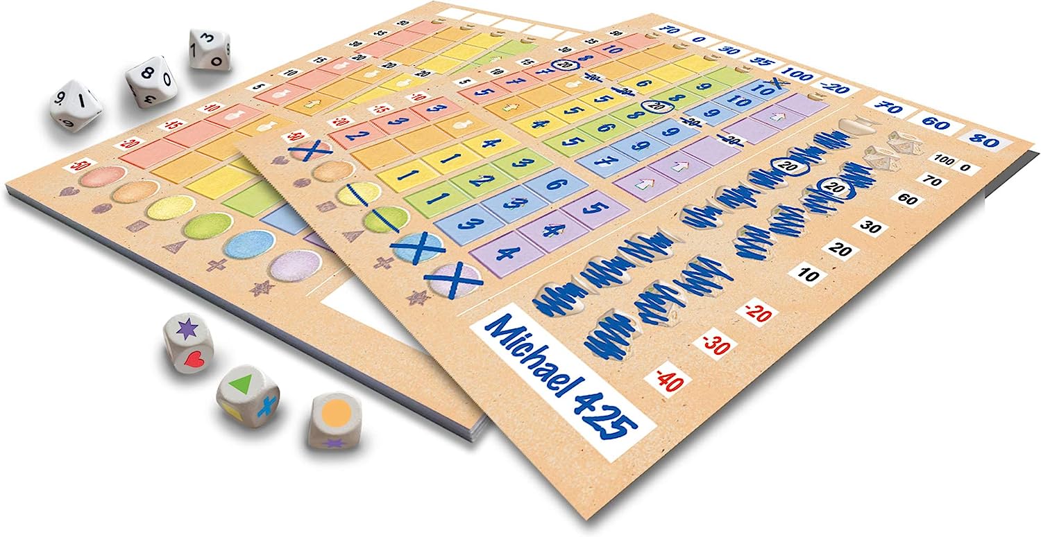 Thames & Kosmos | 680589 | Lost Cities: Roll & Write | Ideal For Family Game Nights | 2- 5 Players | Ages 8+