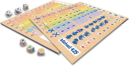 Thames & Kosmos | 680589 | Lost Cities: Roll & Write | Ideal For Family Game Nights | 2- 5 Players | Ages 8+