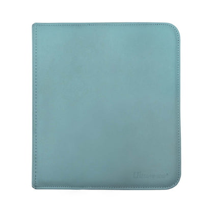 Ultra Pro E-15744 Ultra Pro-12 Pocket Zippered Pro Binder-Light Blue, Medium