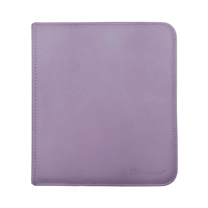 Ultra Pro E-15742 Ultra Pro-12 Pocket Zippered Pro Binder-Purple, Black, Medium
