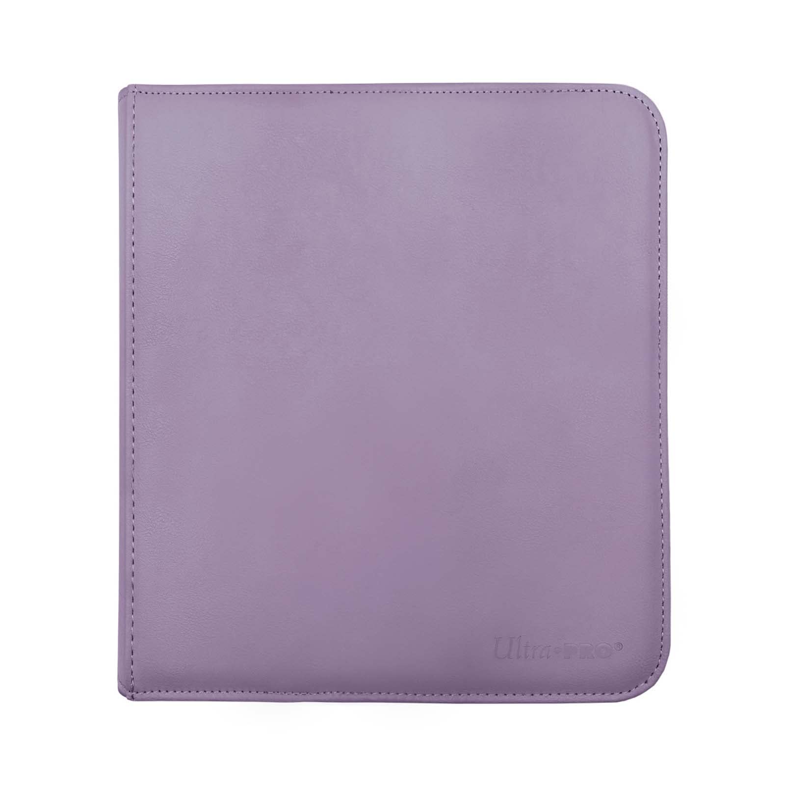 Ultra Pro E-15742 Ultra Pro-12 Pocket Zippered Pro Binder-Purple, Black, Medium