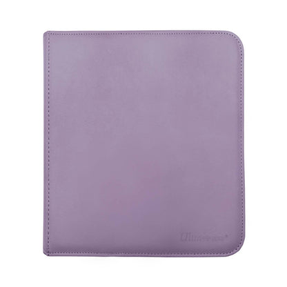 Ultra Pro E-15742 Ultra Pro-12 Pocket Zippered Pro Binder-Purple, Black, Medium