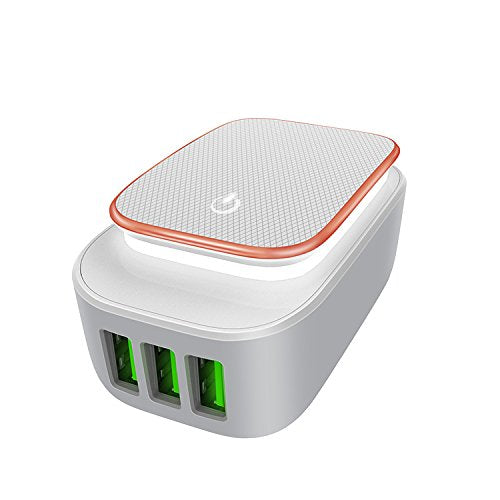 LDNIO Charger 3 USB 3.4 a with night light LED touch